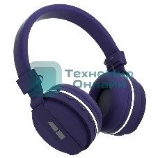 Беспроводные наушники MORE CHOICE HW15 фиолетовый, накладные, Bluetooth, до 6 ч