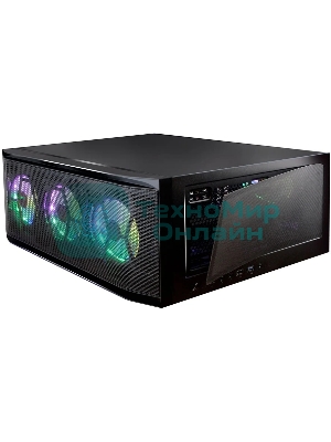 Компьютерный корпус Ginzzu GL300 FAN 12CM RGb*4 USB 3.0 Window