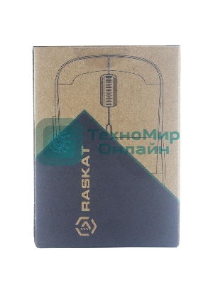 Мышь беспроводная Raskat M006W черный, 1600 dpi, радиоканал, USB, кнопки - 6