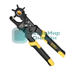 Револьверный дырокол для кожи 6-в-1 Deli DL1919 9