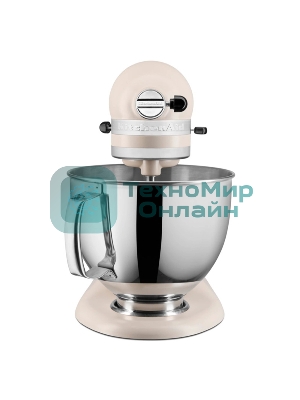 Настольный миксер с откидным блоком KitchenAid 5KSM125EMH Artisan 4.8 л, кремовый