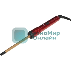 Щипцы для завивки волос Sinbo SHD 7077 красный/золотистый, 10 мм, 200 °C, 1 режим