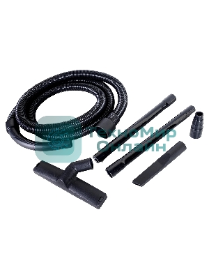 Строительный пылесос Ресанта ПС-1500/30 серебристый, 1500 Вт, уборка сухая/влажная/выдув, пылесборник мешок, 30 л