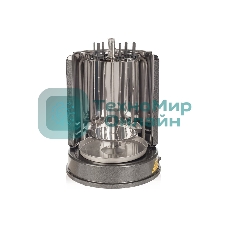 Шашлычница электрическая Kitfort KT-1404, 1400Вт серебристый