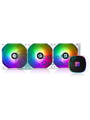Система жидкостного охлаждения Thermalright Frozen Horizon 360 V2 Soc-AM5/AM4/1200/1700/1851 белый 4-pin 29.5dB Al Ret (F-HORIZON-360-WH-V2)