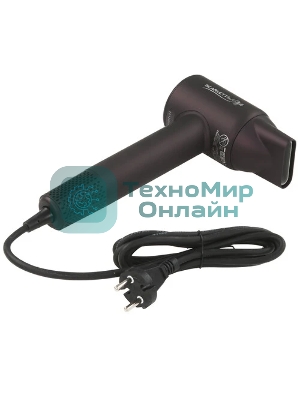 Фен Scarlett SC-HD70I43 фиолетовый, 1600 Вт, ионизация