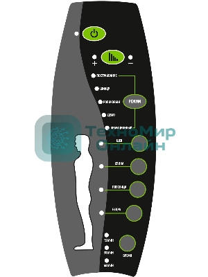 Кресло Cactus CS-CHR-0112BL-M черный, экокожа, 120 кг, подголовник, регулируемые подлокотники, механизм качания