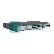 Коммутатор ORIGO Managed L3 Switch 24x1000Base-T PoE, 4x10Gbase-X SFP+, PoE Budget 370W, RJ45 Console, 19