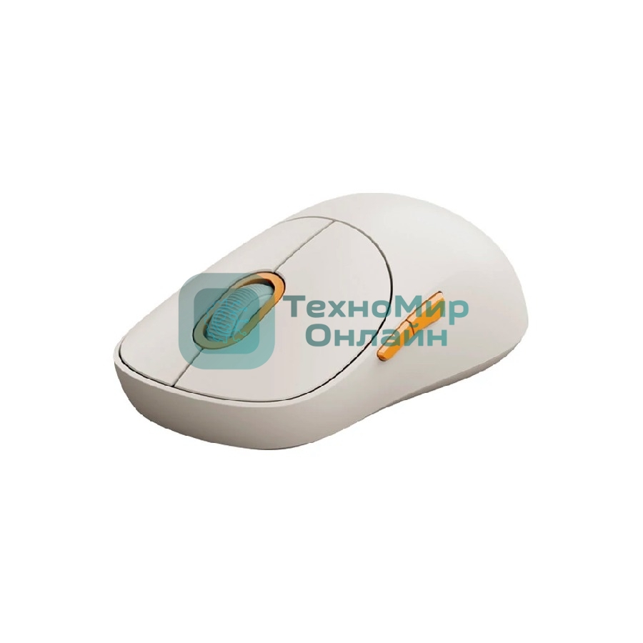 Мышь беспроводная Xiaomi Wireless Mouse 3 белый, 1200 dpi, радиоканал, Bluetooth, USB, кнопки - 5
