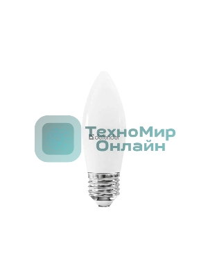 Лампа светодиодная Defender C37-12W-840-E27 свеча, 4000 К, нейтральный белый, 1 шт