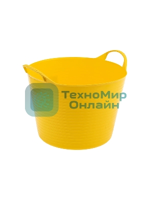 Ведро гибкое Сибртех сверхпрочное 14 л, желтый