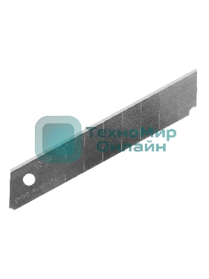 Лезвия Denzel 18 мм, нерж. сталь 440, 0,5 мм, 5 шт.