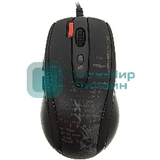 Мышь проводная A4Tech F5 черный, 3000 dpi, USB, кнопки - 7