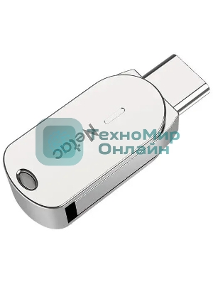 Флешка USB Netac U785C (NT03U785C-064G-32PN), 64Gb, USB 3.0/TypeC, R/W 110/45, серебристый