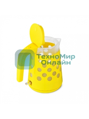 Чайник электрический BQ KT1713P Yellow. Мощность:2200 Вт, Объем 1,7л, LED подсветка