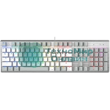 Клавиатура проводная A4Tech Fstyler FS100 Neon, USB, серый/белый