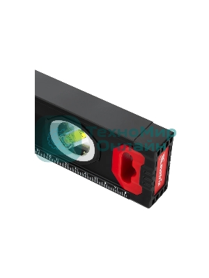 Уровень алюминиевый Matrix, усиленный, фрезерованный, 3 глазка, 2 комп. рукоятки, 800 мм