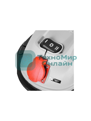 Строительный пылесос Ресанта ПС-1500/30 серебристый, 1500 Вт, уборка сухая/влажная/выдув, пылесборник мешок, 30 л