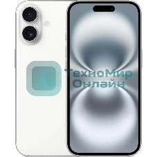 Смартфон Apple iPhone 16, 8/128Gb, белый