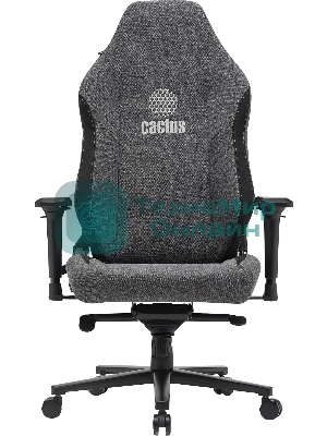 Кресло Cactus CS-CHR-MAG-GY серый, экокожа