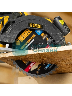 Пильный диск по дереву Denzel ф185 х 20 мм, 40 зубьев 733317