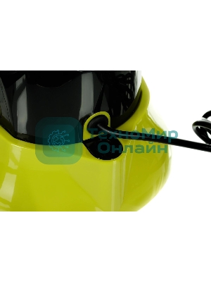 Пароочиститель напольный Kitfort КТ-9102-2 черный/салатовый