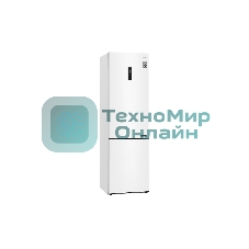 Холодильник LG GA-B509CQSL белый двухкамерный 277/107л морозилка снизу, No Frost