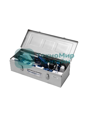 Растяжка гидравлическая Stels 51352 4 т, набор из 17 предметов, 7 сменных насадок, в метал. кейсе