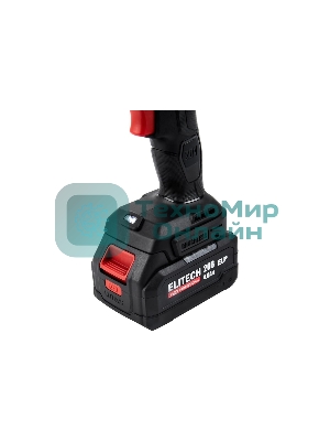 Дрель-шуруповерт Elitech CD 20BL2, 20 В, 4 Ач, 130 Нм, бесщеточный