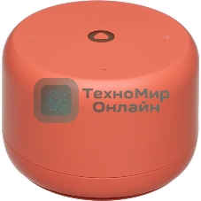 Умная колонка Яндекс Станция Лайт 2 LED, 6Вт, с экраном, 1 динамик, часы, Алиса, BT5.0, Wi-Fi, коралловый