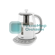 Чайник электрический ATLANTA ATH-2534 1,5л, стекло (gray) (24)