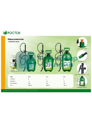 опрыскиватель РОСТОК RT-7 7 л, переносной с широкой горловиной 425117