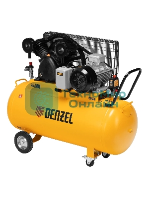 Компрессор воздушный Denzel рем. привод BCV 5500-T/200, 5,5 кВт, 200 литров, 850 л/мин