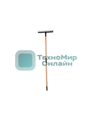 Грабли витые ВИХРЬ 14 зубьев, сталь, с фиберглассовым черенком 73/7/1/12