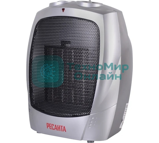 Тепловентилятор Ресанта ТВК-1, серебристый, 900/1800 Вт, 18 м2, термостат 67/2/3