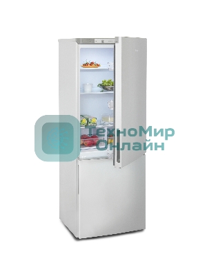 Холодильник Бирюса Б-M6034 металлик двухкамерный 210/85л морозилка снизу