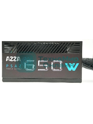 Блок питания Azza PSAZ-650B, 650вт, 80 PLUS Bronze, 120мм, черный