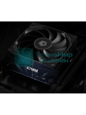 Кулер для процессора ID-COOLING IS-40-XT черный 92мм алюминий/медь 2800rpm 35.2db 4-pin 95W 47мм