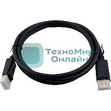 Кабель V1.1 DisplayPort (m) DisplayPort (m) 2м черный