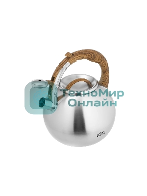 Чайник для плиты Lara LR00-82 4.5 л индукционное дно, свисток с кноп. механизмом, ручка нейлон