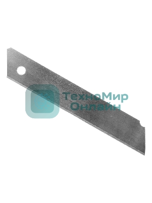 Лезвия Denzel 18 мм, нерж. сталь 440, 0,5 мм, 5 шт.