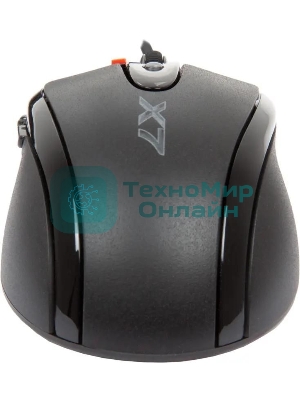 Мышь проводная A4Tech X-710BK черный, 2000 dpi, USB, кнопки - 7