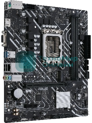 Материнская плата ASUS PRIME H610M-K D4, LGA 1700, Intel H610, 2xDDR4, 4xSATA, 1xM.2, 1xPCIe 4.0 x16, 1xPCI, 1xHDMI, 1xVGA, 1x 1Gb LAN, 2xUSB-A 2.0, 2xUSB-A 3.2 Gen 1, 3x3.5 мм, 7.1, mATX
