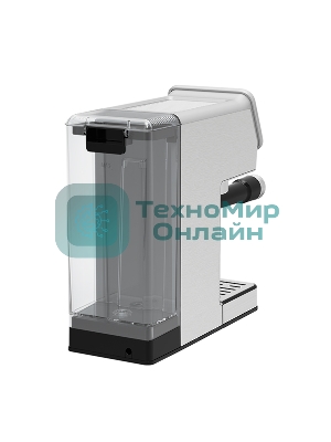 Кофеварка рожковая BQ CM7003 серебристый, исп. кофе - молотый, 1,2 л, 1350 Вт, 20 бар