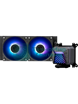 Система жидкостного охлаждения MSI MAG CORELIQUID A15 240 черный 120мм алюминий+медь 2050rpm 28.7db 4-pin