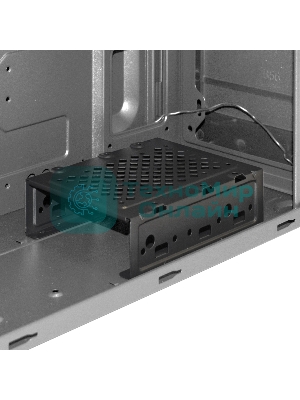 Компьютерный корпус Miditower ExeGate XP-332-UNS500 (ATX, БП UNS500 с вент. 12см, 2*USB, аудио, черный)