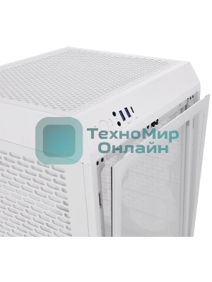 Компьютерный корпус Thermaltake The Tower 200 белый без БП miniITX 11x120мм 5x140мм 2xUSB 3.0 1xUSB3.1 audio bott PSU