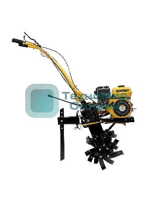 Мотоблок Denzel DPT-270SB, 7 л.с., ремен.сцеп, фрез 3х4, ШОМ, без колес, передачи 2В/1Н