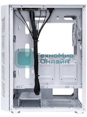 Компьютерный корпус 1STPLAYER FIREBASE XP White/ATX/4x120мм LED fans/XP-WH-4F1-W