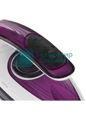 Утюг дорожный Vitek VT-8305 1000 Вт белый/фиолетовый